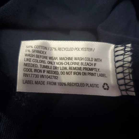 NWT Cat & Jack Girl's Navy Blue Uniform Polo Shirts 2 PK XS 4/5 - Picture 7 of 7